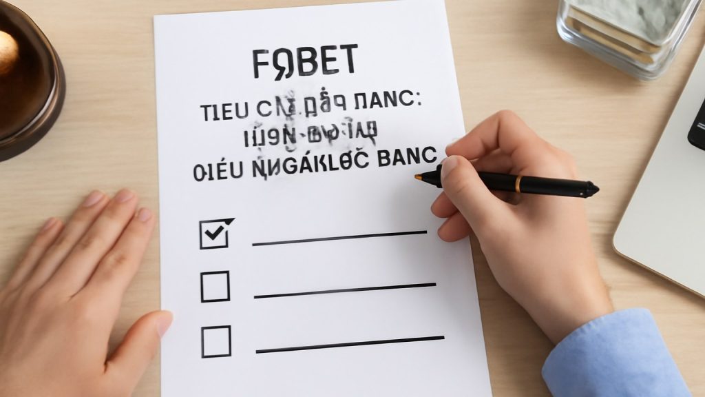 Minh họa: 1) Tiêu chí nền tảng: minh bạch, điều khoản rõ ràng