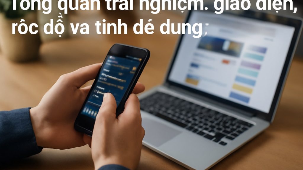 Minh họa: Tổng quan trải nghiệm: giao diện, tốc độ và tính dễ dùng