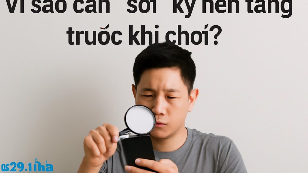 Minh họa: Vì sao cần “soi” kỹ nền tảng trước khi chơi?
