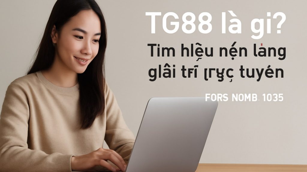 TG88 là gì? Tìm hiểu nền tảng giải trí trực tuyến Minh họa: TG88 là gì? Tìm hiểu nền tảng giải trí trực tuyến
